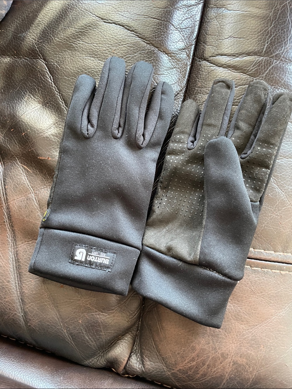 Burton Men's Black Lightweight Touchscreen Gloves